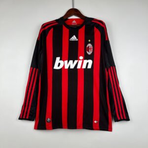 AC Milan 2008/2009 Home Domaći Dres Dugi Rukav