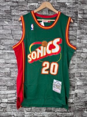 Seattle Sonics - Oklahoma City Thunder Košarkaški NBA Dres Retro