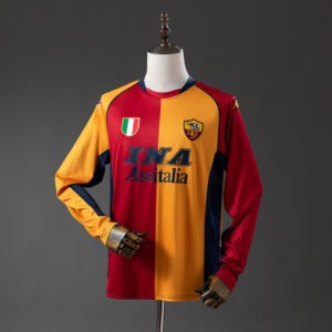 AS Roma 2001/2002 Home Domaći Dugi Rukav