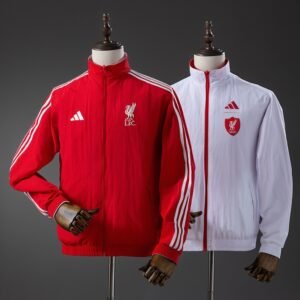 Liverpool Šuškavac Tanka Jakna Vjetrovka sa Dva Lica