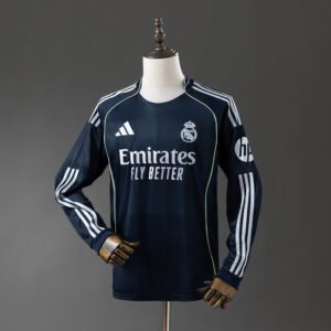 Real Madrid 2025/2026 Away Gostujući Dugi Rukav