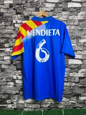 Valencia 1995/1996 Away Gostujući Dres MENDIETA "XL"