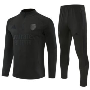 Arsenal Komplet Trenerka All Black 2026/2027 Trening Half Zip